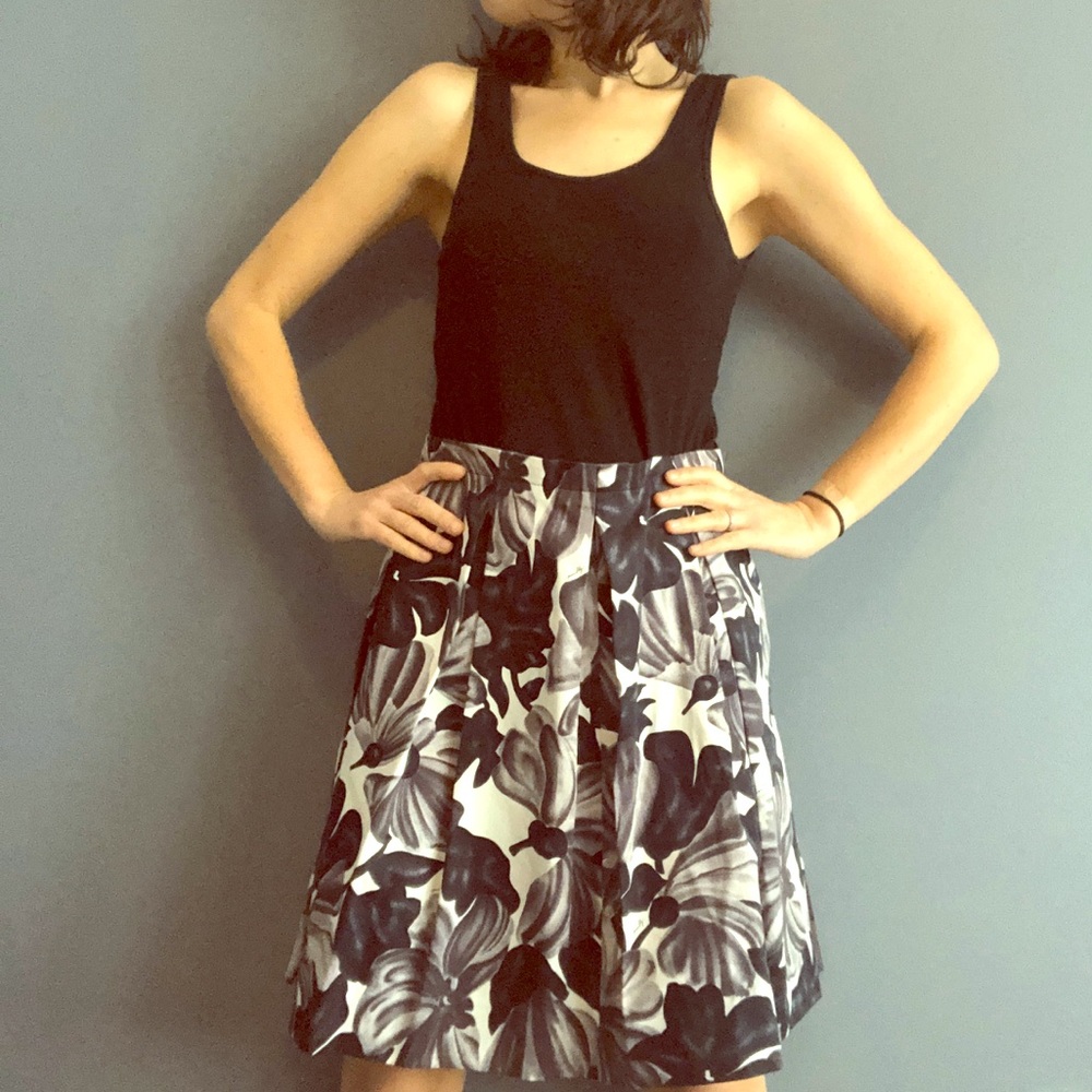 Milly floral skirt